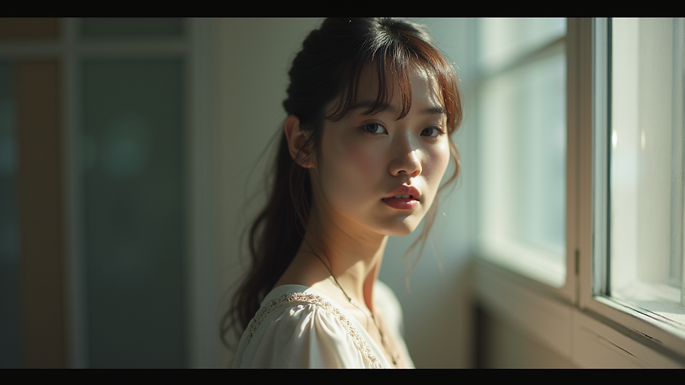 라이브 딜러가 게임을 진행하는 모습을 중간 거리에서 촬영한 모습