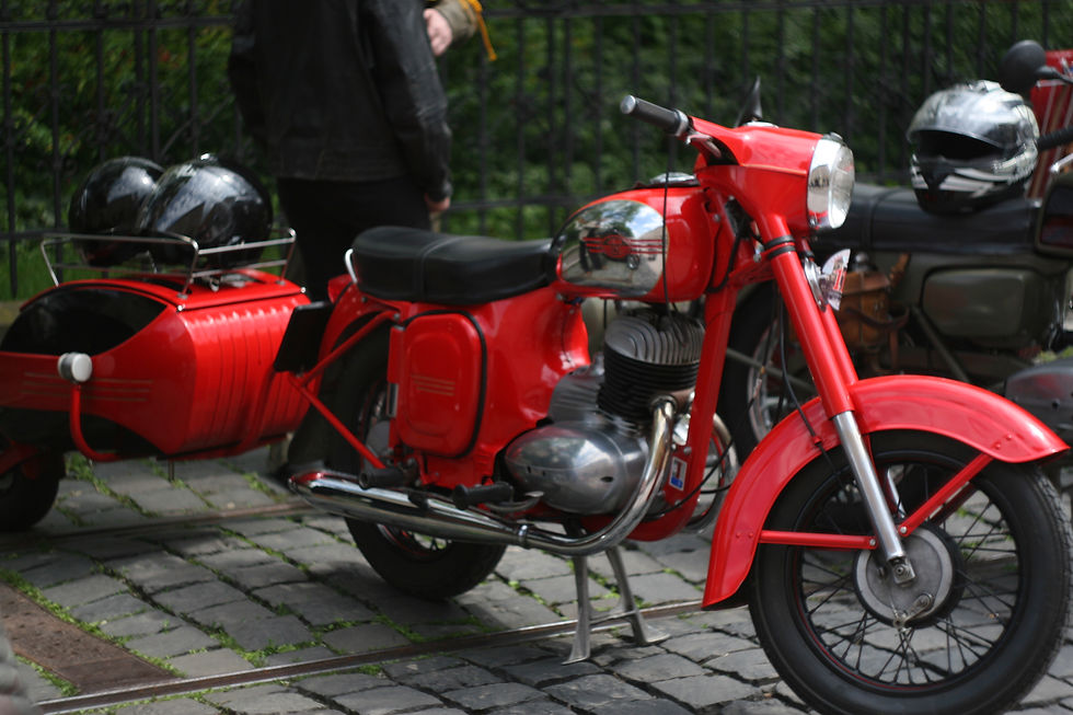 The old motocycle Java