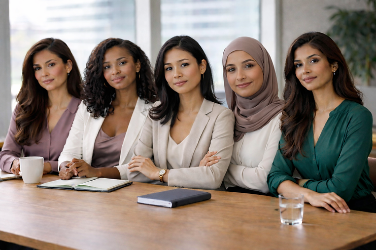 Professional women in modern office setting.png