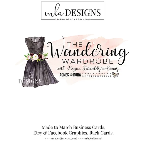 Download Free Dress Logo Clothing Boutique Logo Graphicdesigns PSD Mockup Template