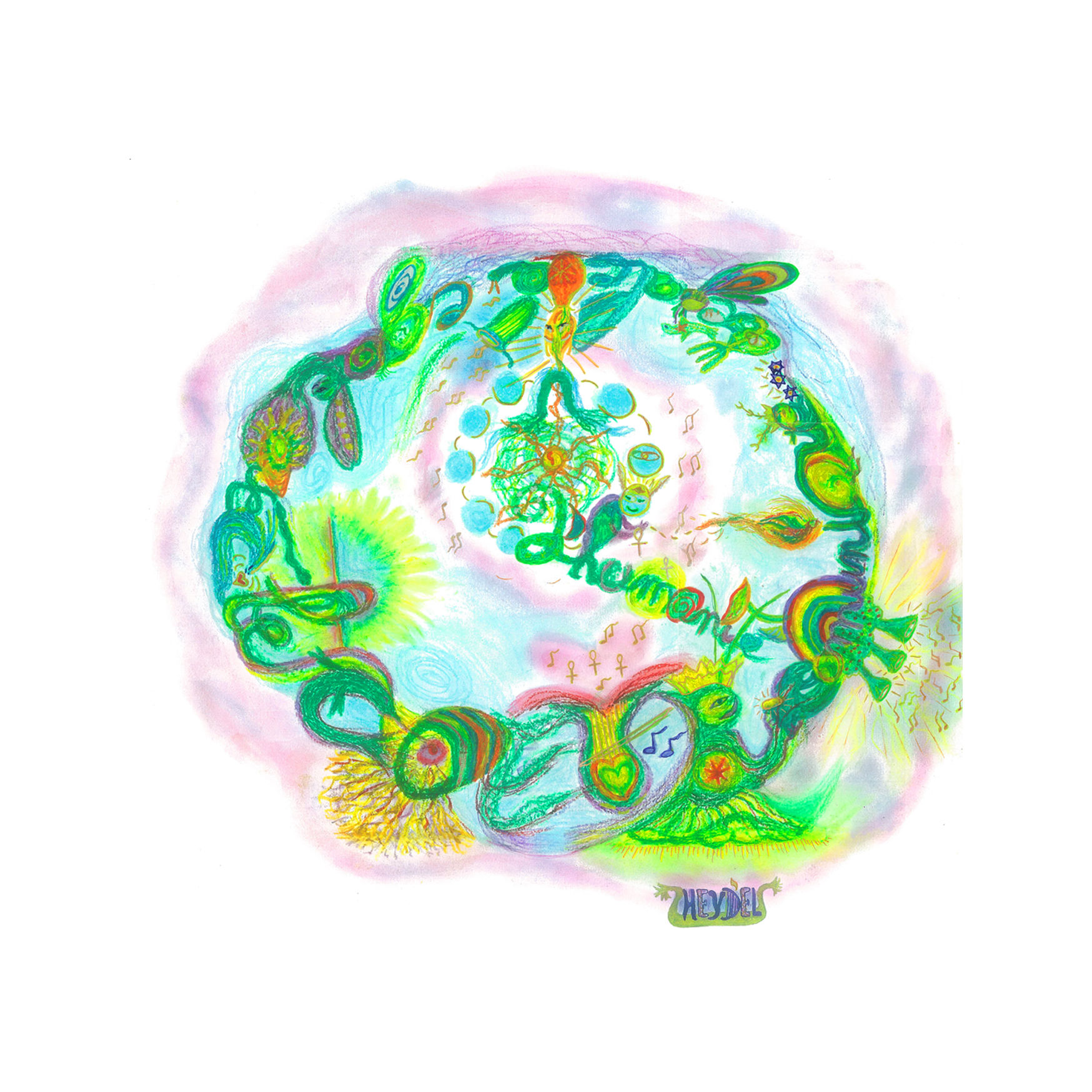 Mandala "La Matrice Communication Lumière" - format poster