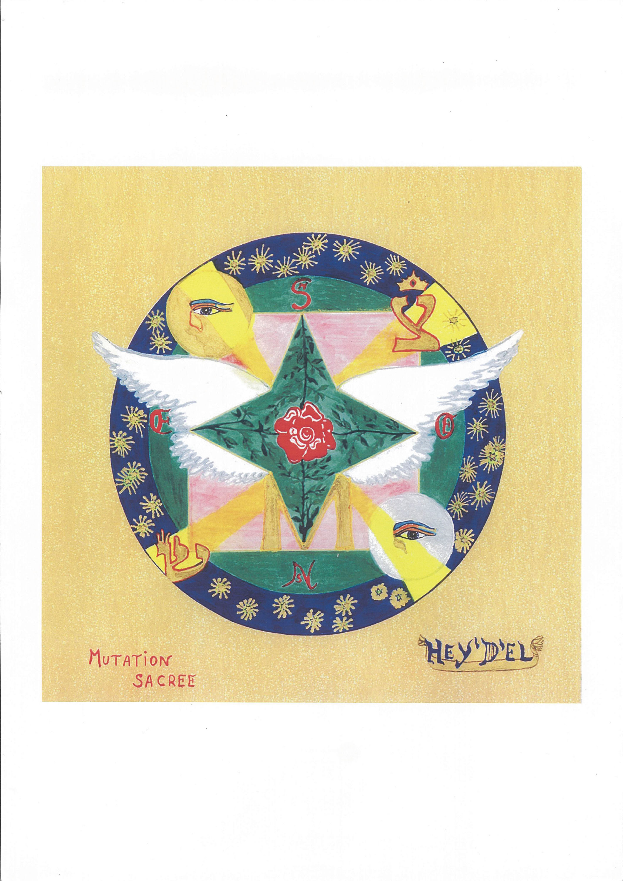 Mandala "Mutation Sacrée" - format poster