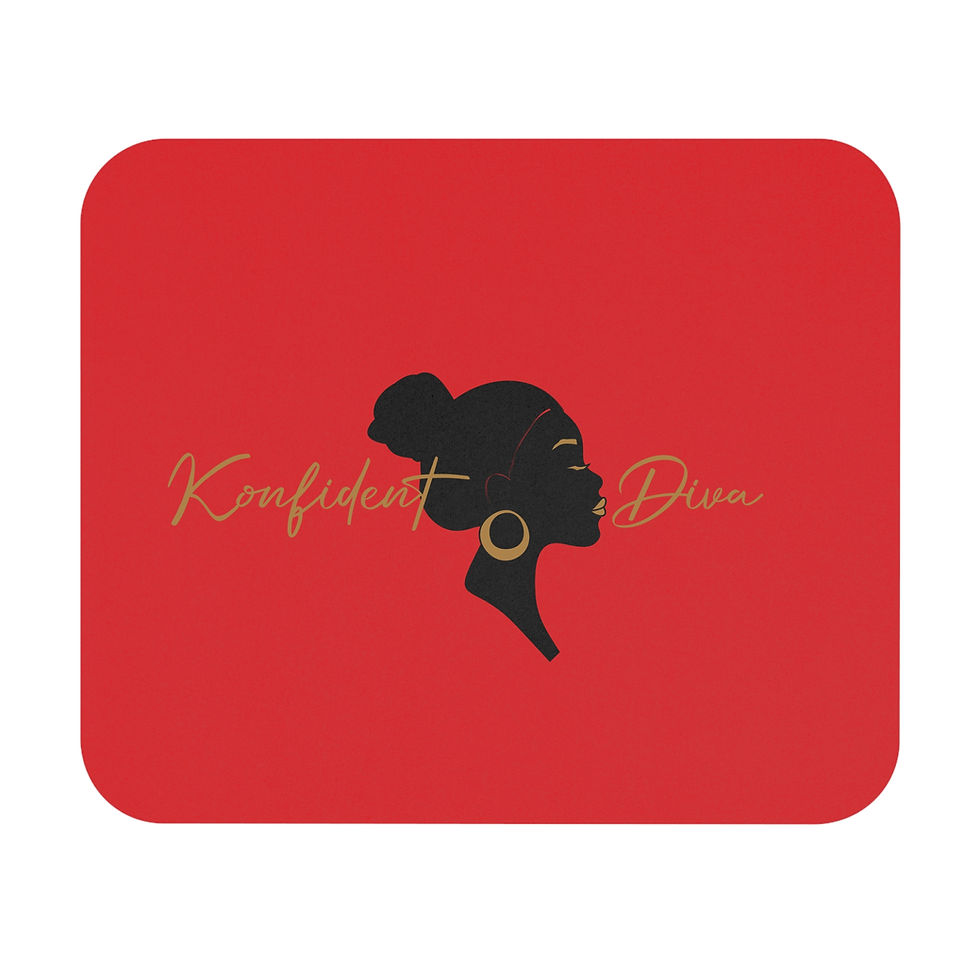 Konfident Diva Mouse Pad (Red)