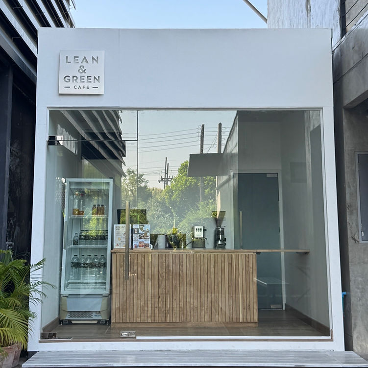 Lean & Green Café offering healthy meals at The Camp in Chiang Mai