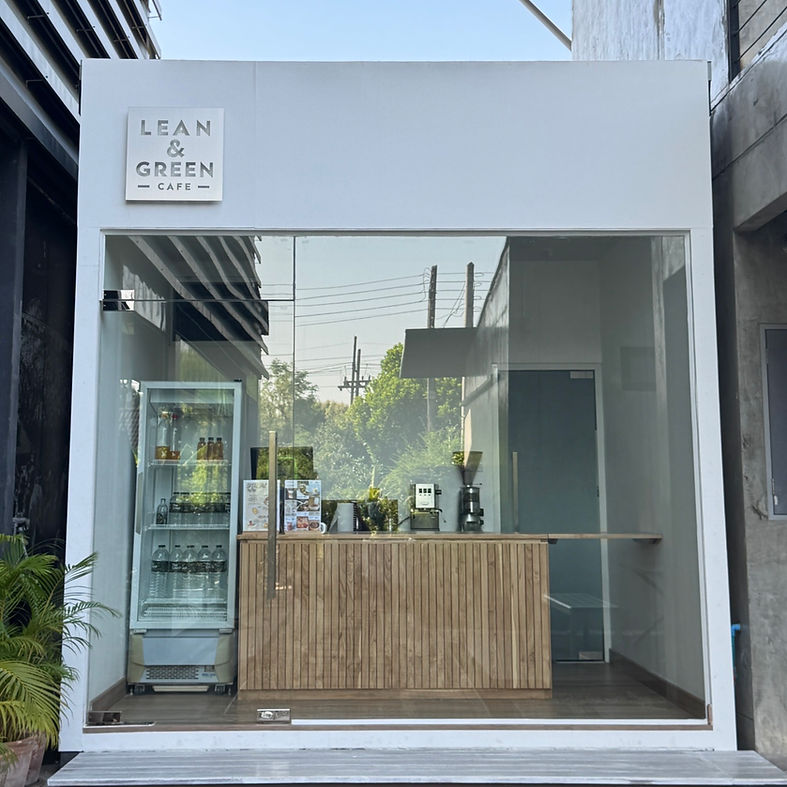 Lean & Green Café offering healthy meals at The Camp in Chiang Mai