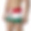 Thumbnail: Model wearing Hungarian flag trunk boxer briefs front angled view