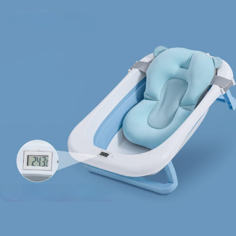 Miniatura: Bañera Plegable con cojín Celeste
