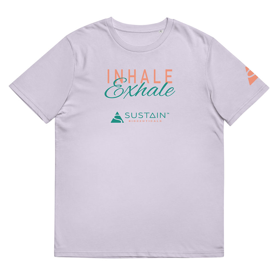 Thumbnail: Inhale | Exhale - Unisex organic cotton t-shirt