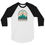 Thumbnail: Vintage Retro Outdoors - Unisex 3/4 sleeve raglan shirt