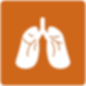 Respiratory illness icon