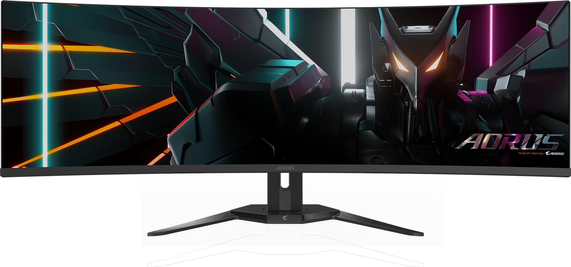 מסך AORUS CO49DQ Ultra-Wide DQHD OLED 0.03ms 144Hz KVM HDR