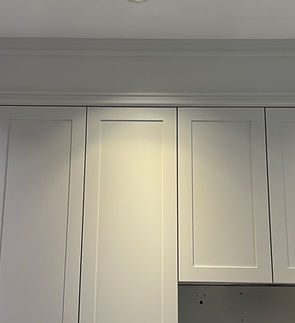 Kitchen cabinet painting project in Oakville