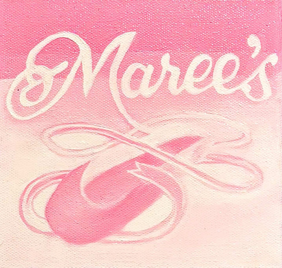 Sophie Coe, Maree's , oil on canvas, 2025