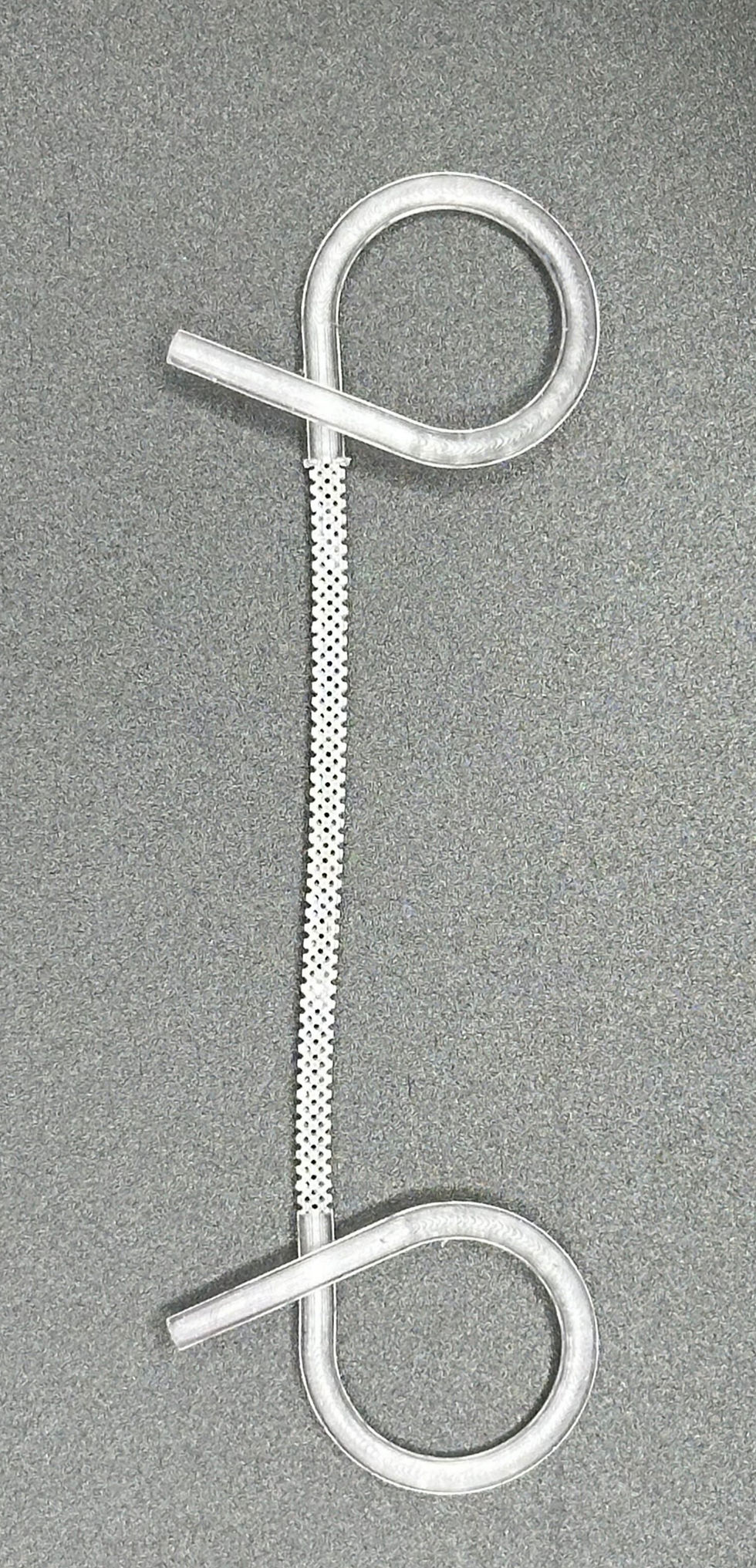 Image: BRIDGE (Biodegradable aRchitected Internal DrainaGE), a biodegradable, 3D-printed gastric stent that could improve treatment for gastric leaks, a serious complication following weight-loss surgery. Credit: NYU Abu Dhabi