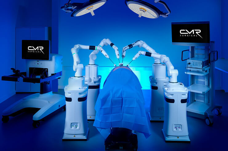 MCR Sugical's Versius surgical robotic system