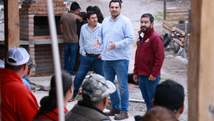 Héctor Herrera y alcalde electo recorren comunidades de Tepehuanes: “Hacer equipo es la única manera de lograr resultados”