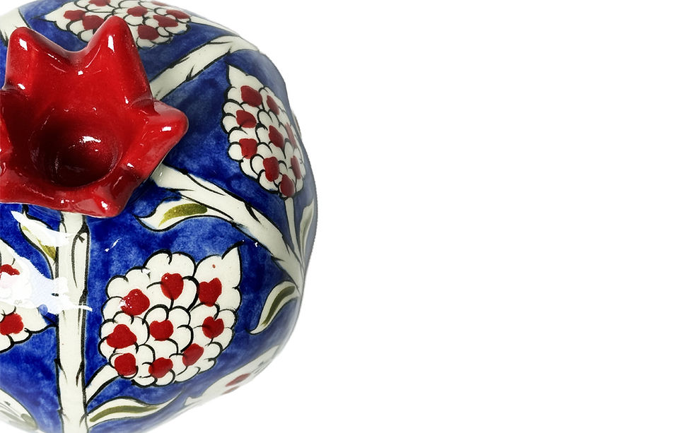 Miniature : Big Pomegranate Ceramic Candle Holder