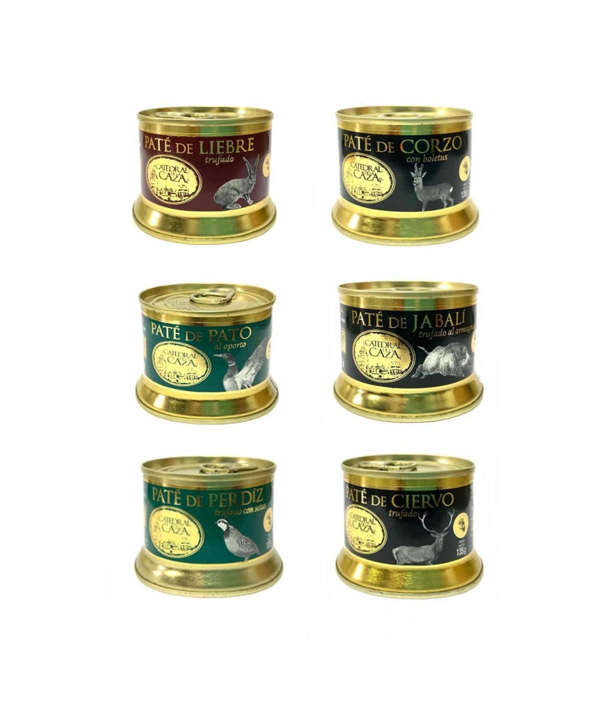 Pack Patés de caza variados. Catedral de La Caza.