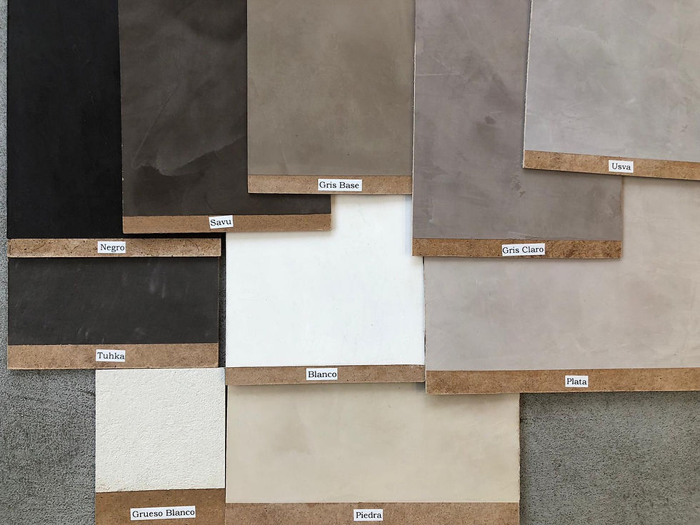 Mikrosementti värisävyt 1