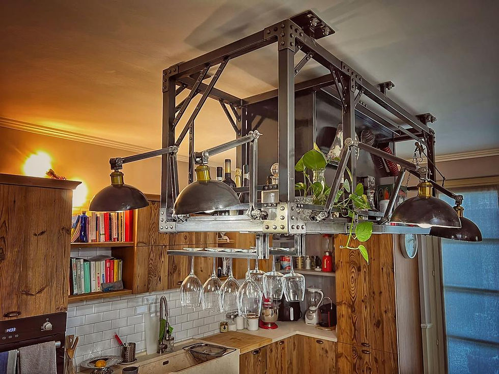 Cappa per cucina in stile industriale