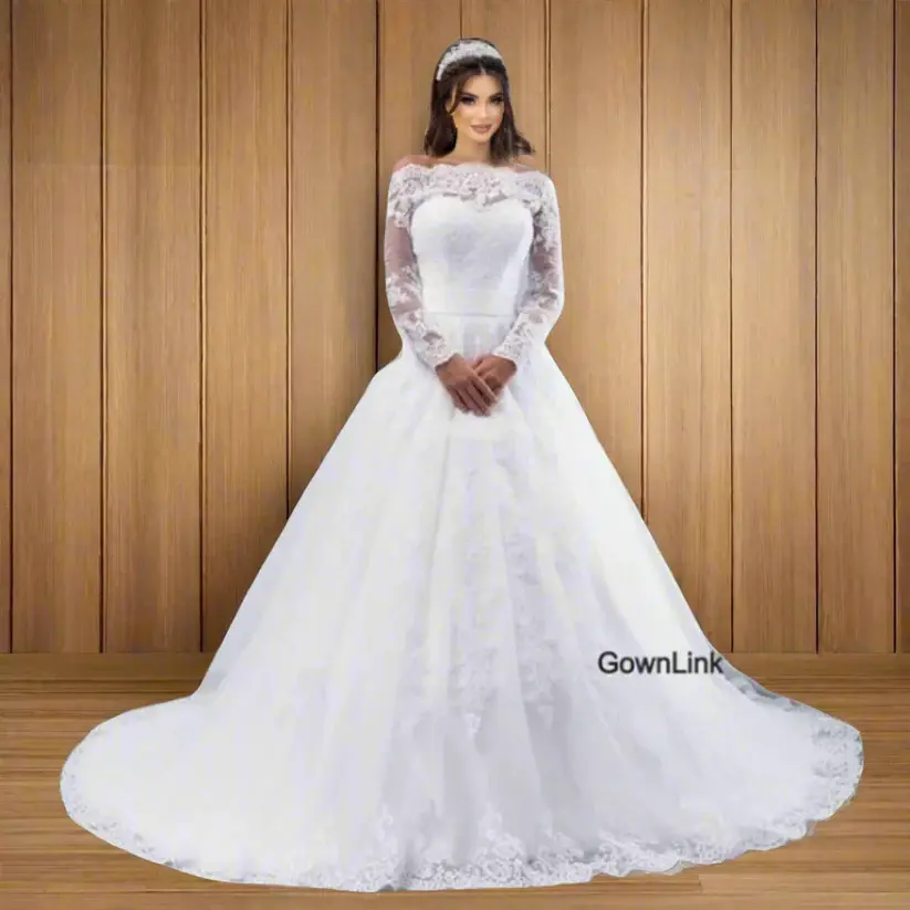 White lace wedding gowns in Meghalaya