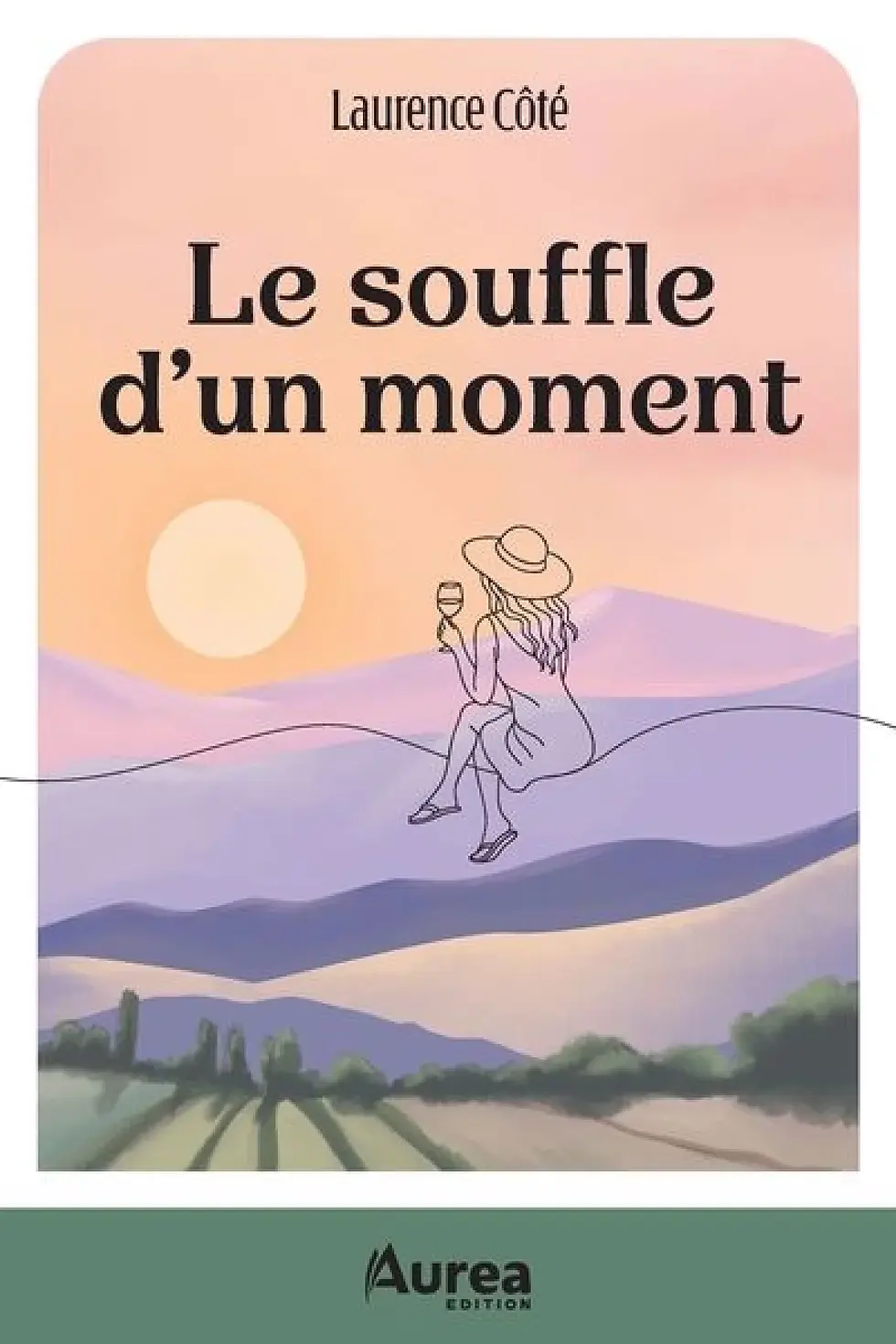 Couverture du roman de Laurence Côté Le souffle d'un moment
