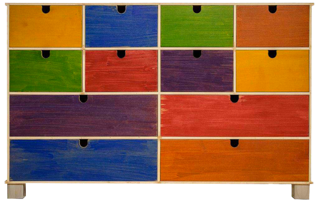 Rainbow 12 Drawer Chest