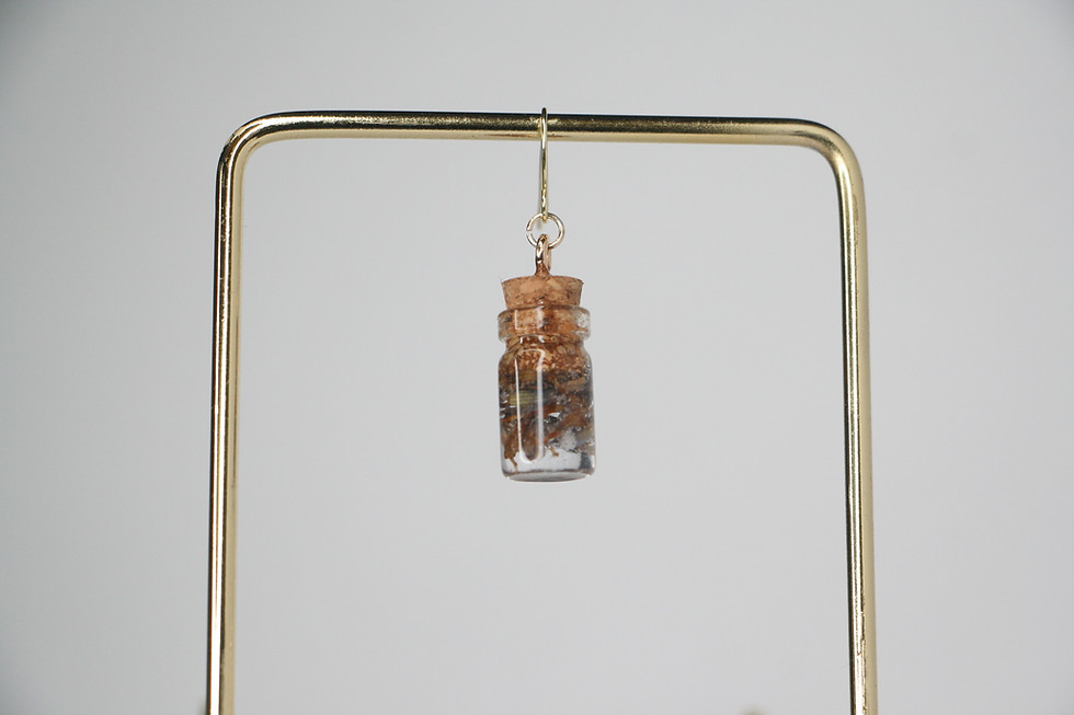 Thumbnail: Lavender Protection Jar Earrings