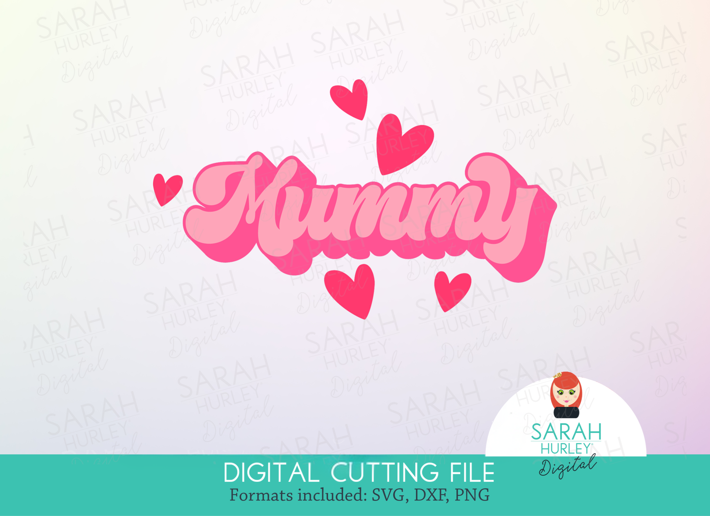 Retro Family Word Mummy