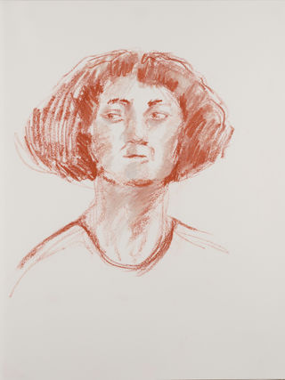 Chalk on paper 1980s- 1990s