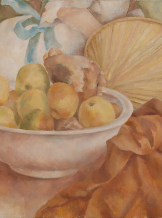 Still life, oil on canvas, the 1970s