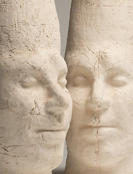 Sculptures in biscuit : Innocents 
by Louise Blankevoort