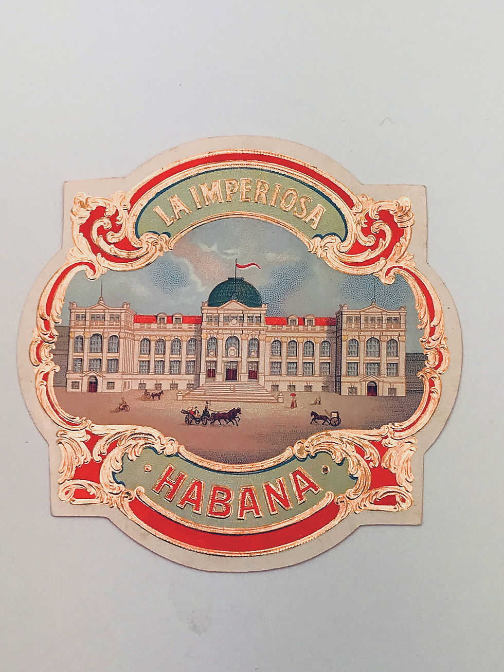 Thumbnail: 1950s CIGAR LABEL LA IMPERIOSA.