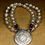Thumbnail: COLLAR DE PERLAS CON MONEDA CUBANA 1920 de 40 CENTAVOS.
