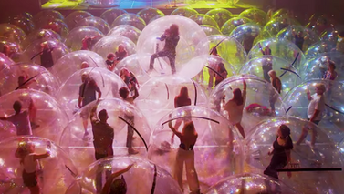 Llegan los conciertos en burbujas de plástico