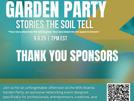 A Huge Thank You to Our WIN Atlanta Garden Party Vendors & Sponsors!