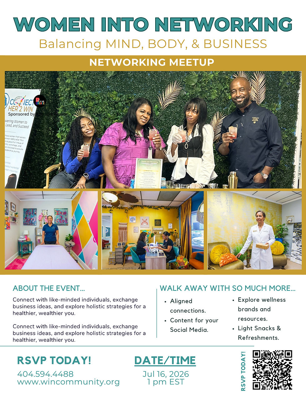 Balancing MIND, BODY, & BUSINESS Networking Meetup
