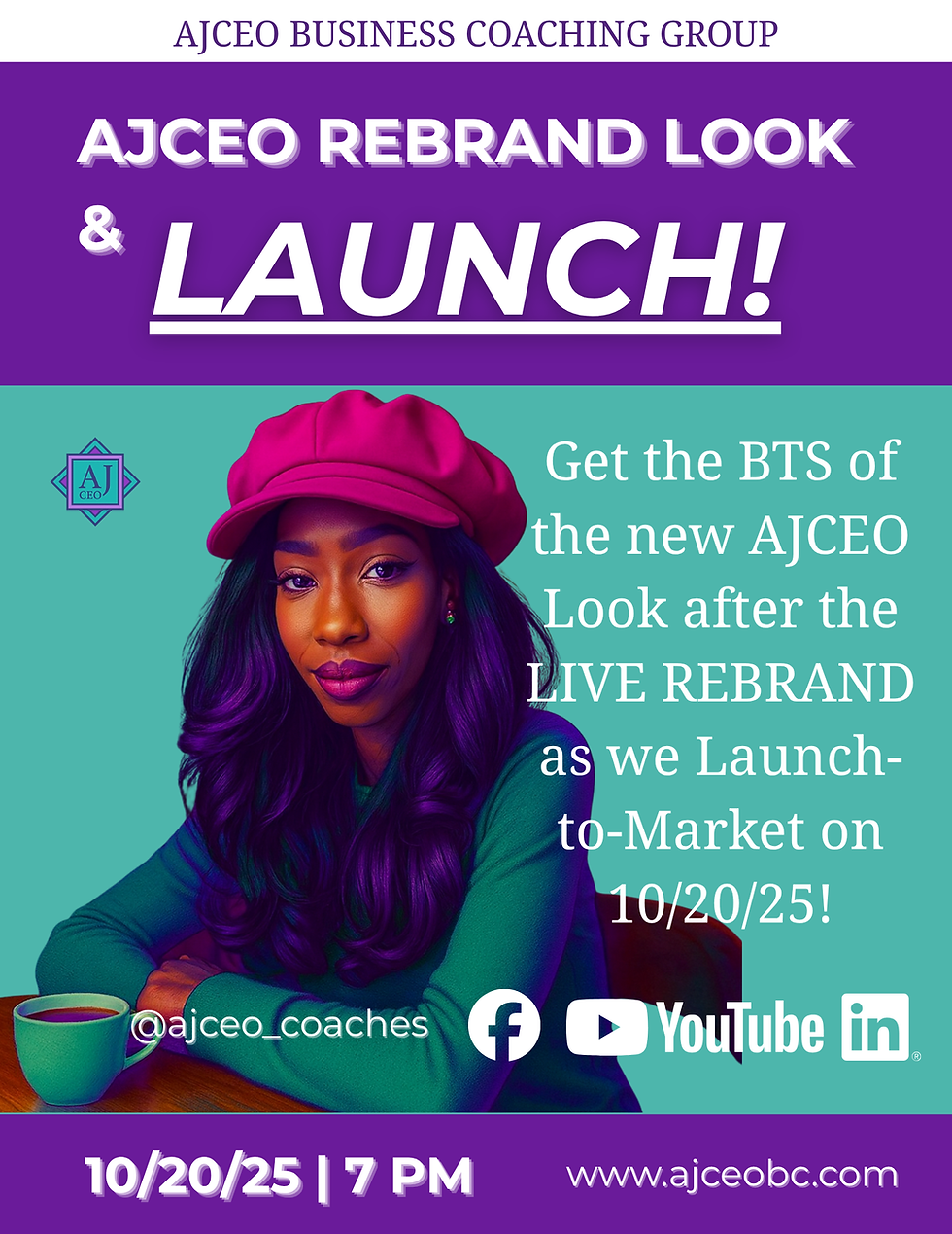 Launch 2 Market: AJCEO Rebrand Exclusive