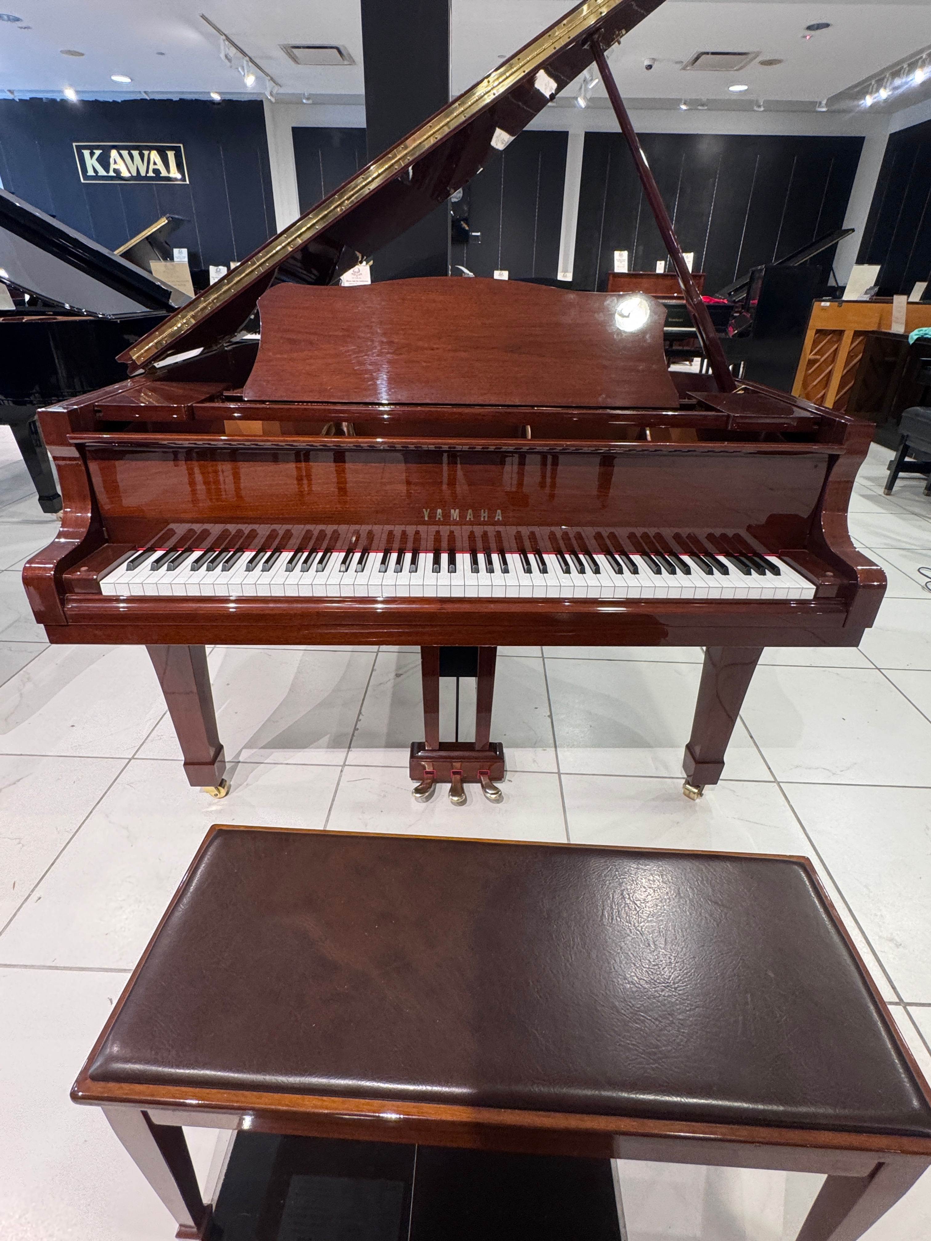YAMAHA C1 GRAND PIANO W/ QRS Wireless Player