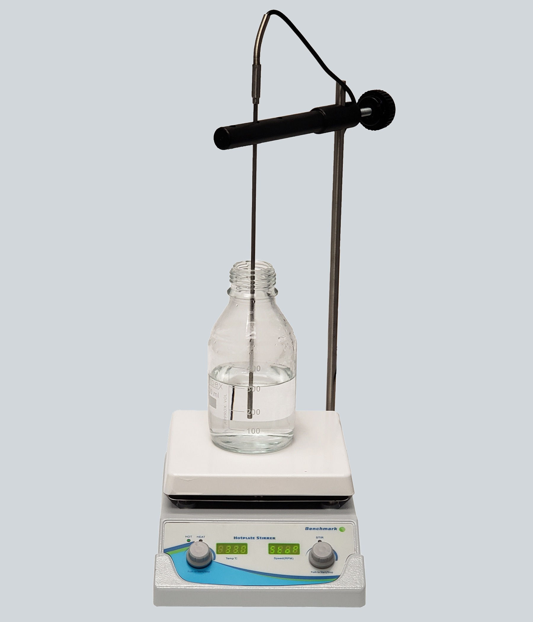 Clamp with inert teflon probe