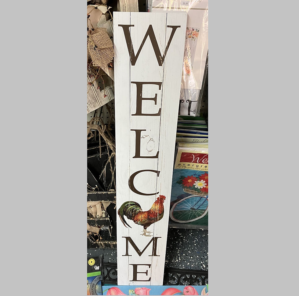 Thumbnail: Welcome Signs - Several Varieties