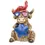 Thumbnail: Resin Patriotic Highland Cow Sitter