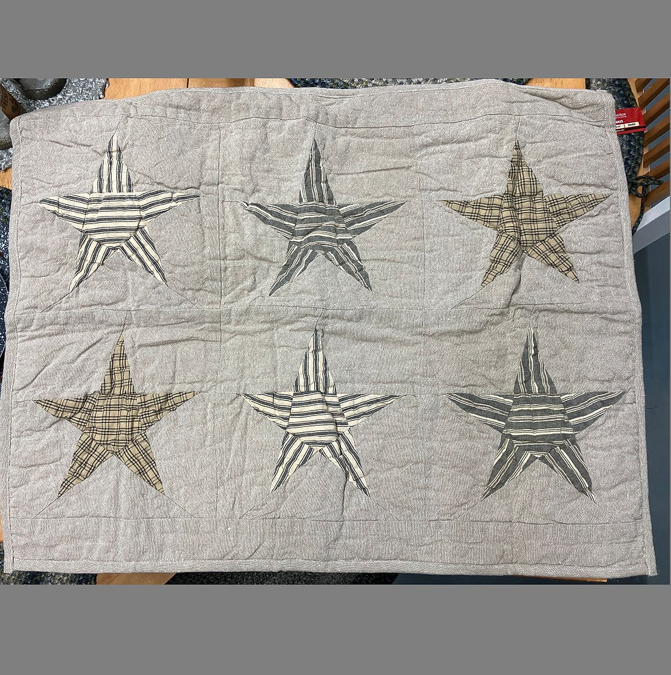 Thumbnail: Sawyer Mill Star Charcoal Sham - Standard