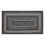 Thumbnail: Sawyer Mill Black White Jute Rug Rect w/ Pad 27x48