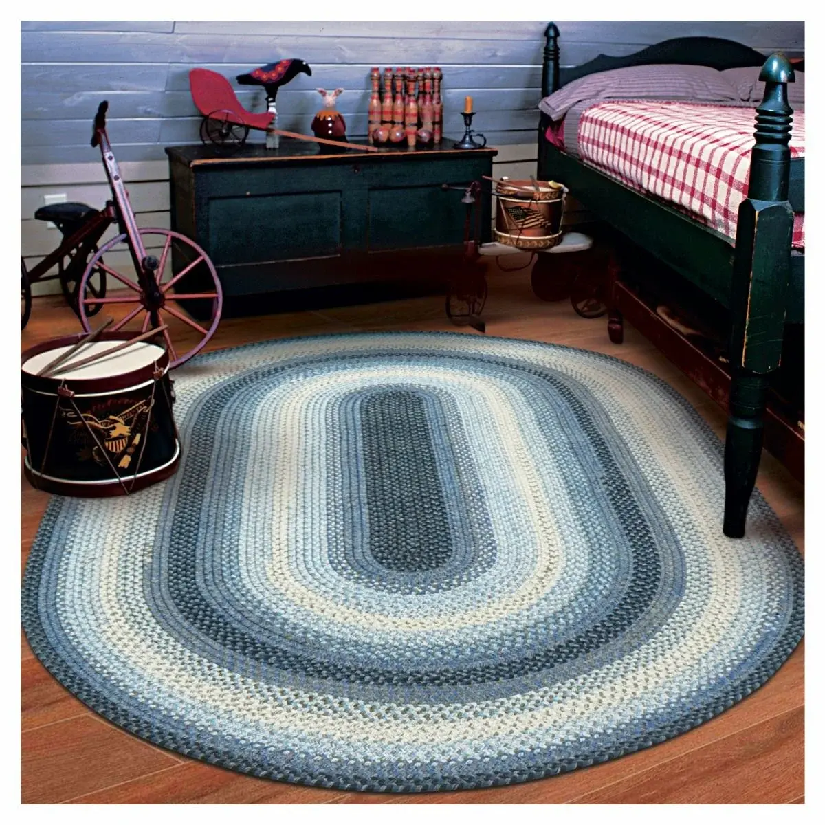 Homespice Ultra-Durable Rugs - Oval 8x10'