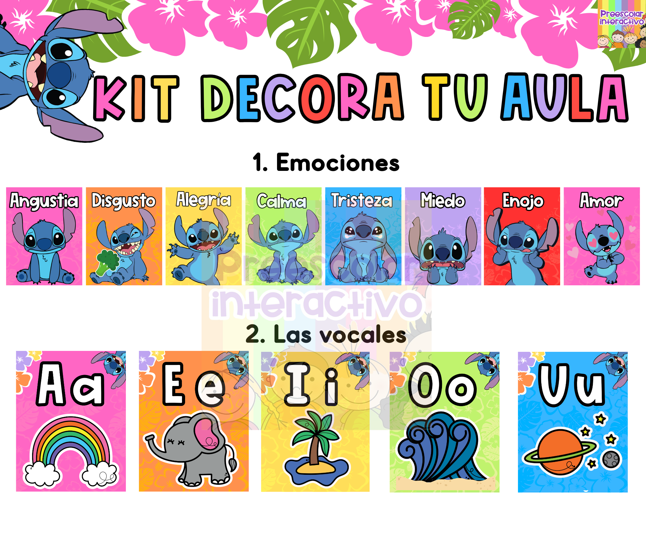 KIT DECORA TU AULA