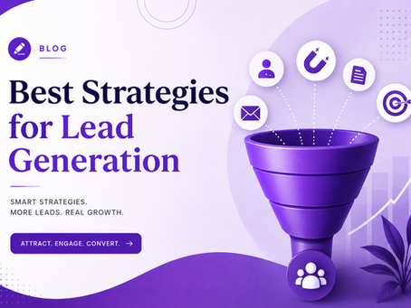 Digital marketing concept showing online lead generation strategies with SEO, social media marketing, Google Ads, Facebook Ads, organic traffic growth, and Meta Business Suite tools for business conversions.