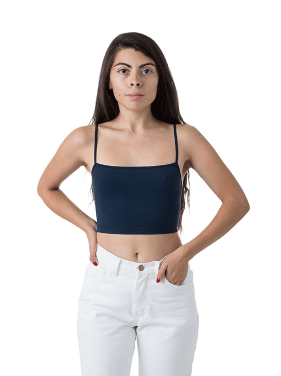 8396 Ctn Spandex Spaghetti Crop Top