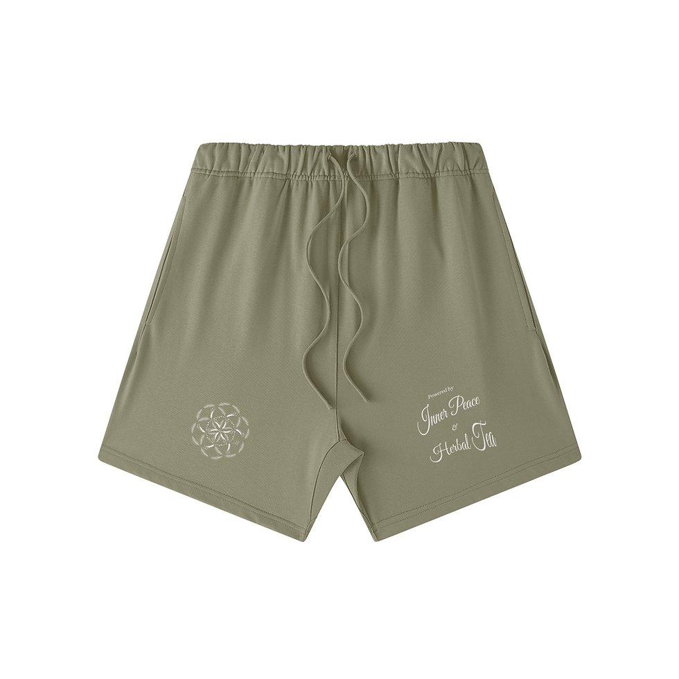 Oversized Sweat Shorts | 'Inner Peace' | Protection & Clearing