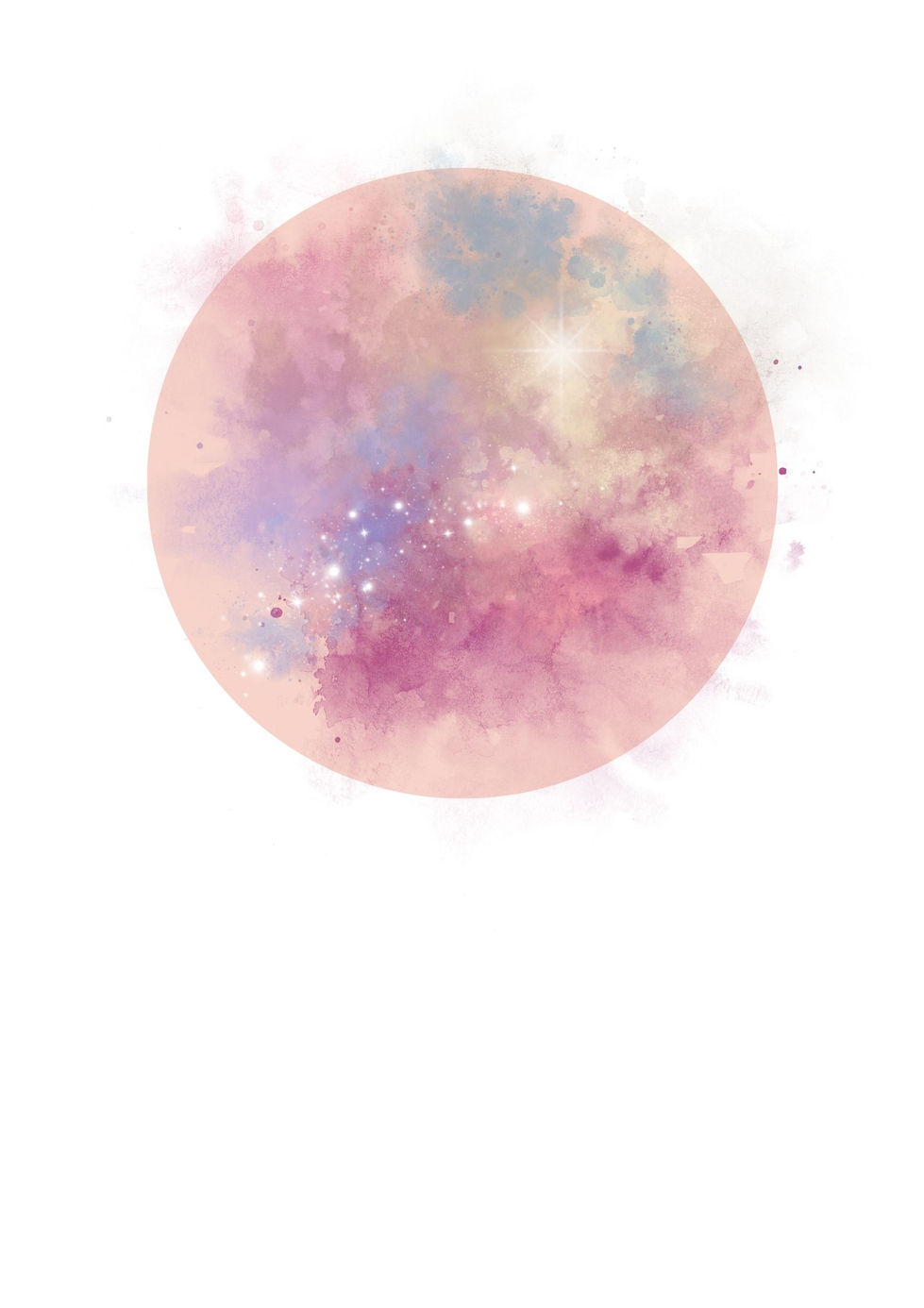 Marble effect watercolour painting